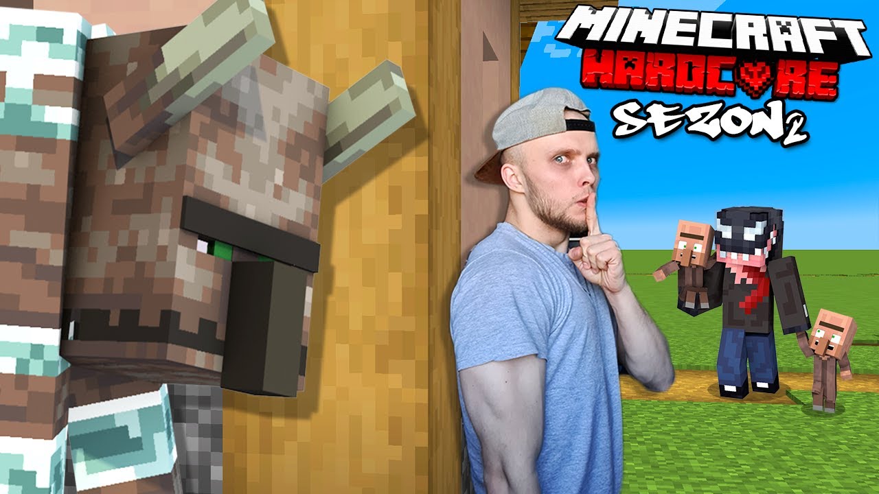 ZAATAKOWALI MOJĄ WIOSKĘ! | Minecraft hardcore