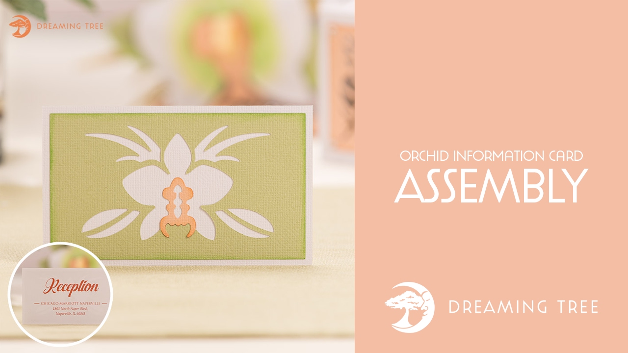 SVG File - Orchid Information Card - Assembly Tutorial (For Cricut, Silhouette, and ScanNCut)
