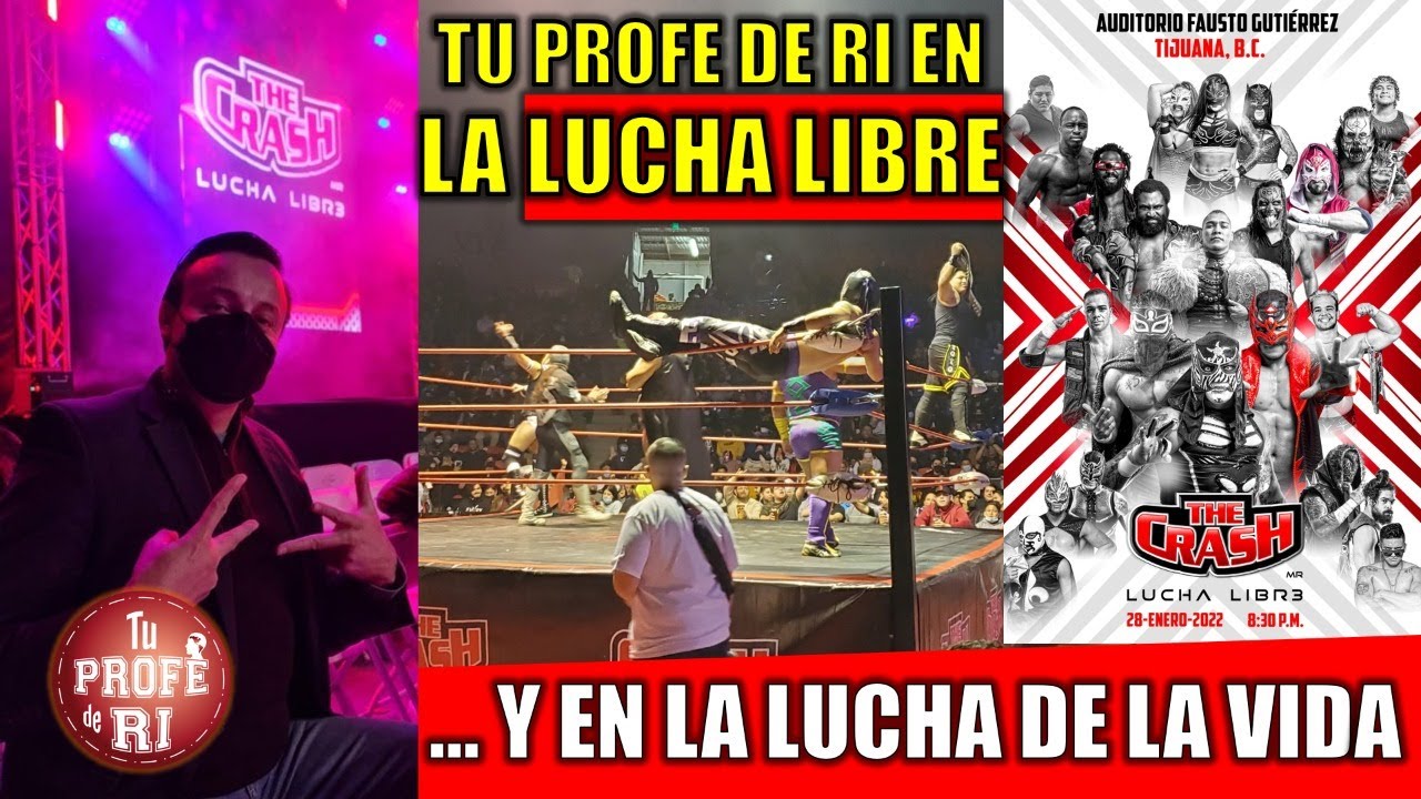 TU PROFE DE RI EN LA LUCHA LIBRE SIGUIENDO LA RUTA DE LOS TACOS DEL COREANO VLOGS Y GUZII EN TIJUANA