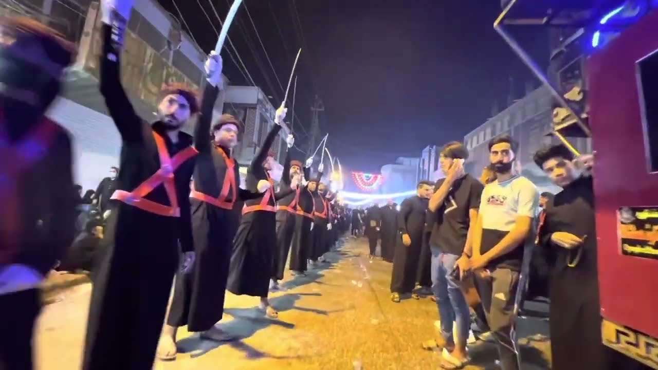 موكب ثارات الحسين ع اليوم الثاني من محرم 2022