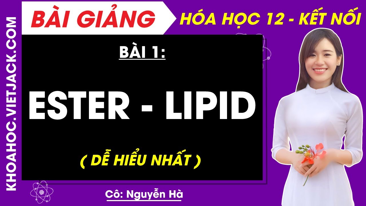 H&oacute;a học 12 B&agrave;i 1: Ester - Lipid | Kết nối tri thức (DỄ HIỂU NHẤT)