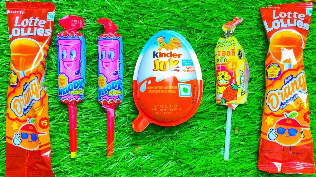 Satisfying Video Unboxing GIANT Rainbow Lollipop Candy with Yummy Sweets Cutting ASMR