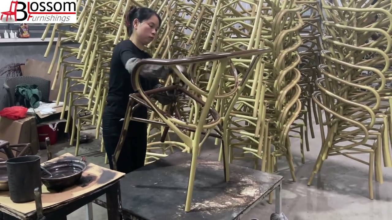 How is the French Bistro Chairs  produced?