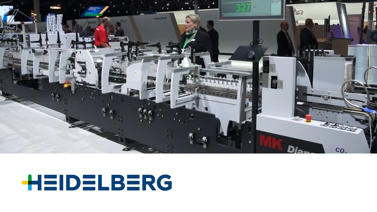drupa 2016: Diana (folding carton gluing machine)