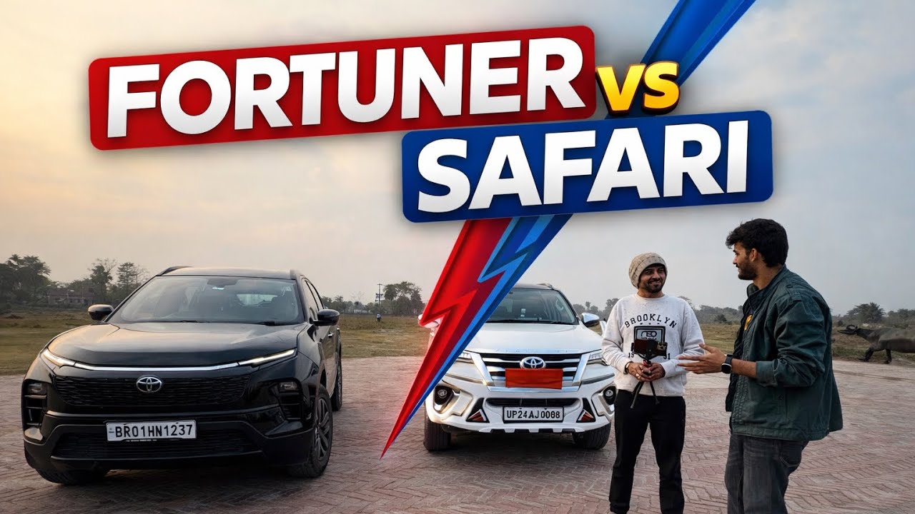 Fortuner or safari me hui race or dirfting or kuch funny moments 🚙 😁