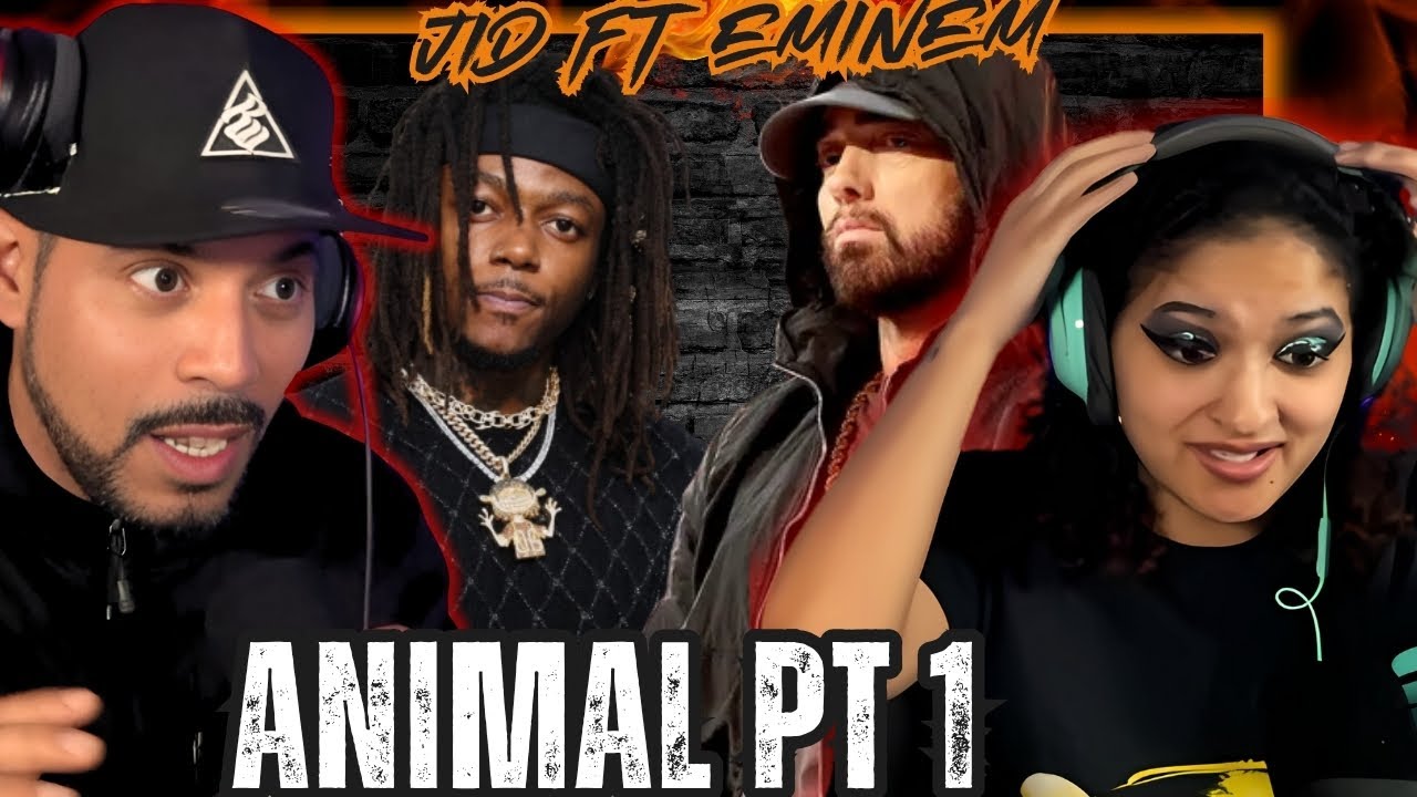 JID Animals Pt 1 ft  Eminem (ROM reaction) Eminem begging for smoke