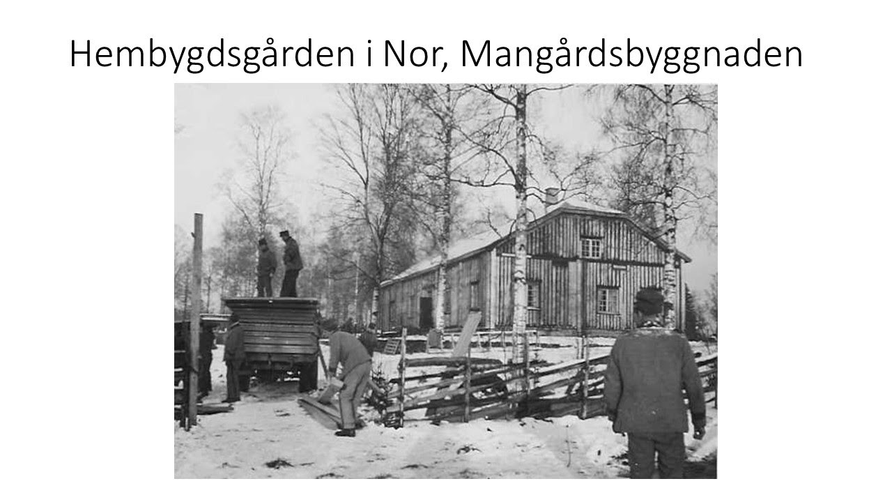 Nors hembygdsgård, mangårdsbyggnaden