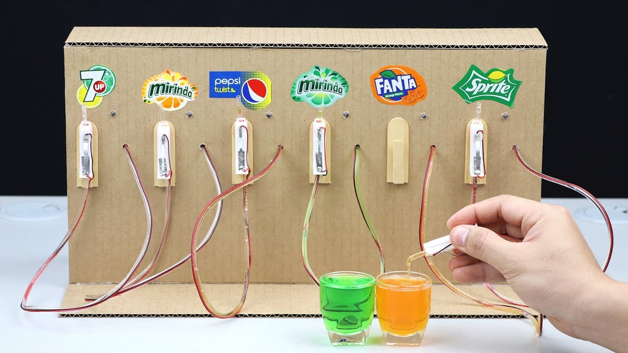 How to Make Fountain Machine with 6 Different Drinks