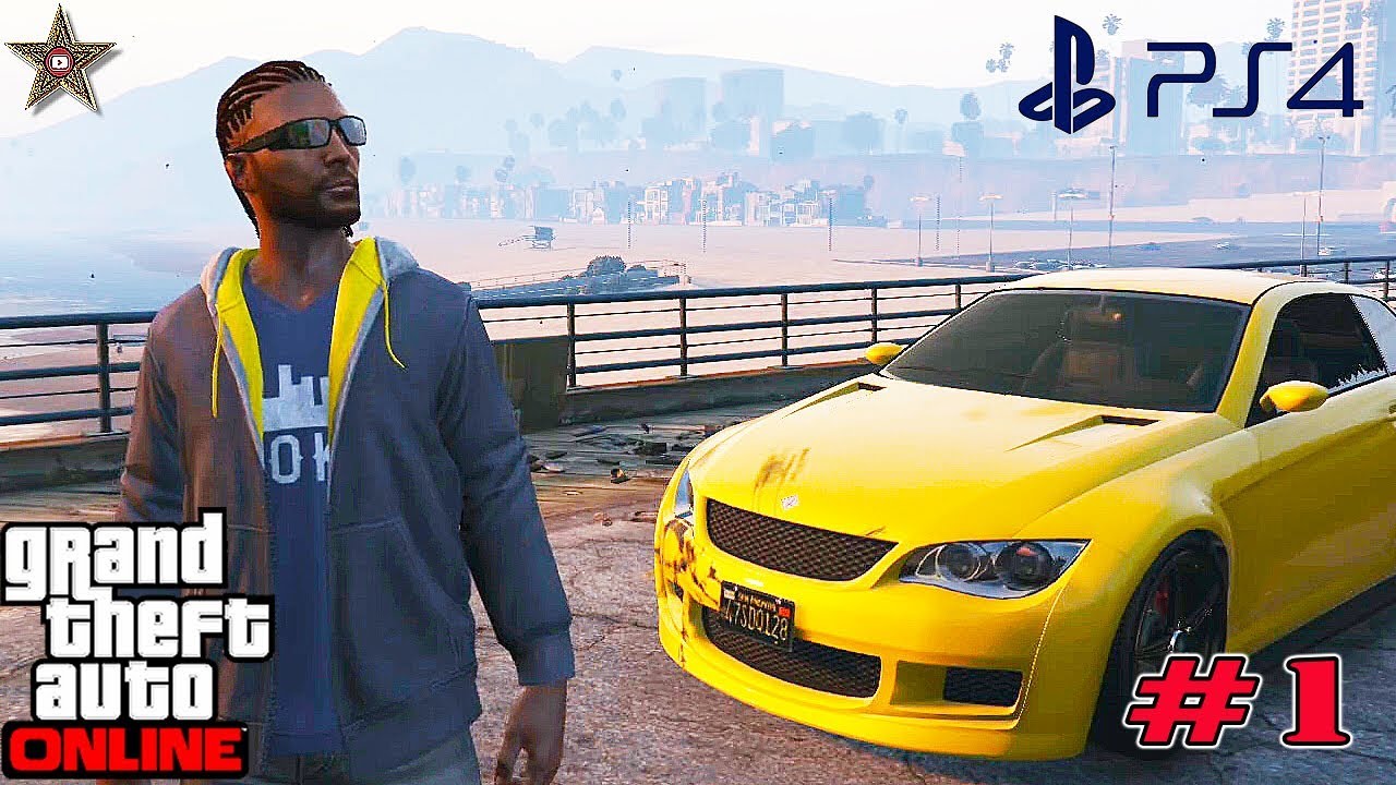 С НУЛЯ ДО КОРОЛЯ В GTA ONLINE НА PS4 #1 ЗАРАБОТАЛ ПЕРВЫЕ 600000$
