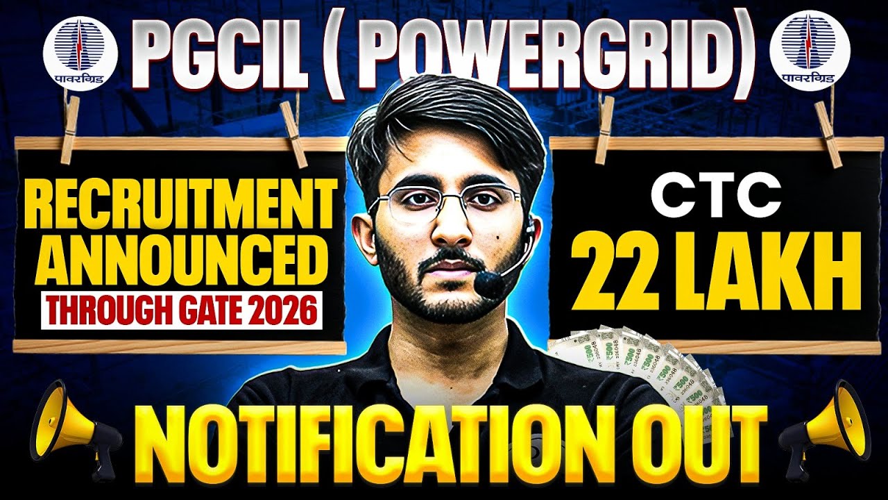 PGCIL Recruitment 2026 Through GATE | Complete Notification