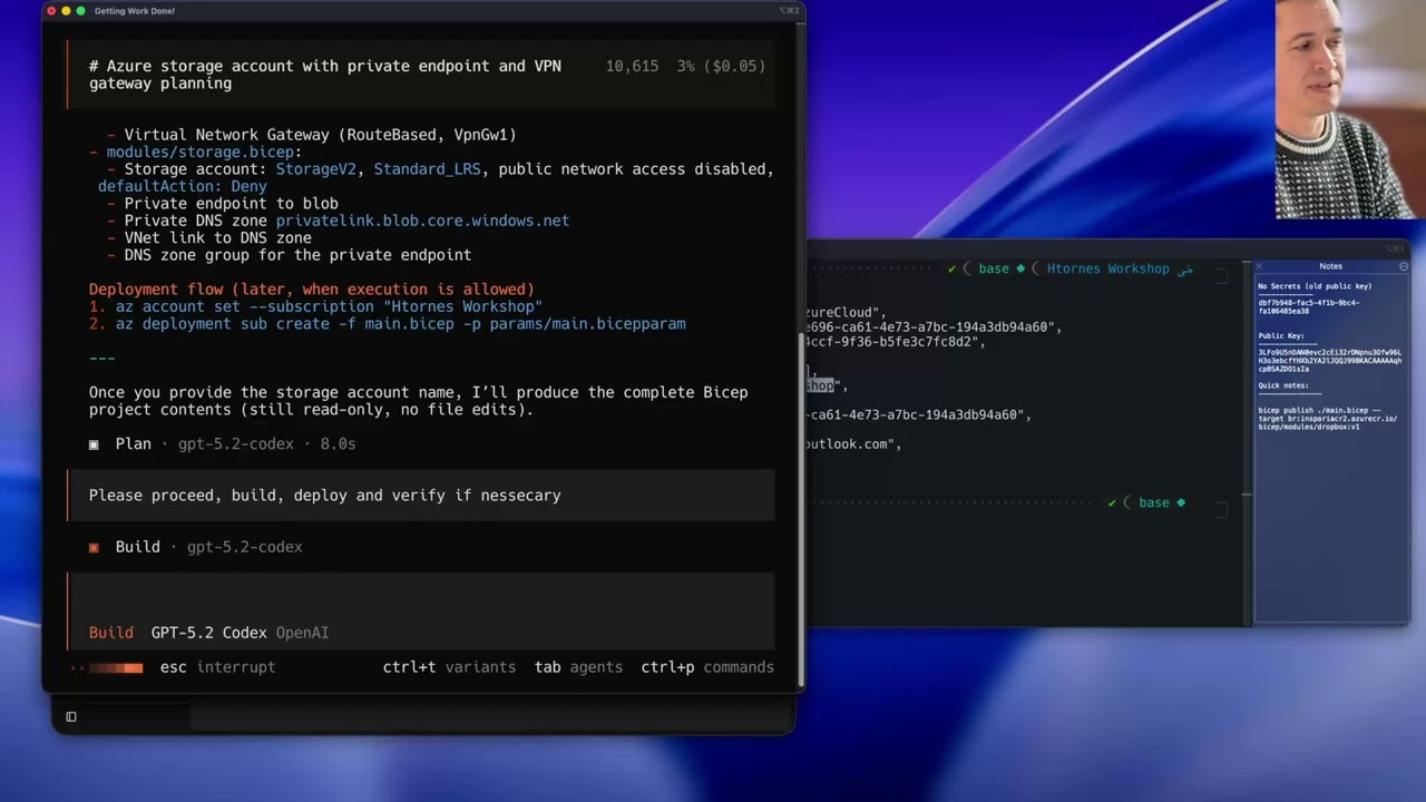 Azure IAC og GPT-5.2 Codex Demo