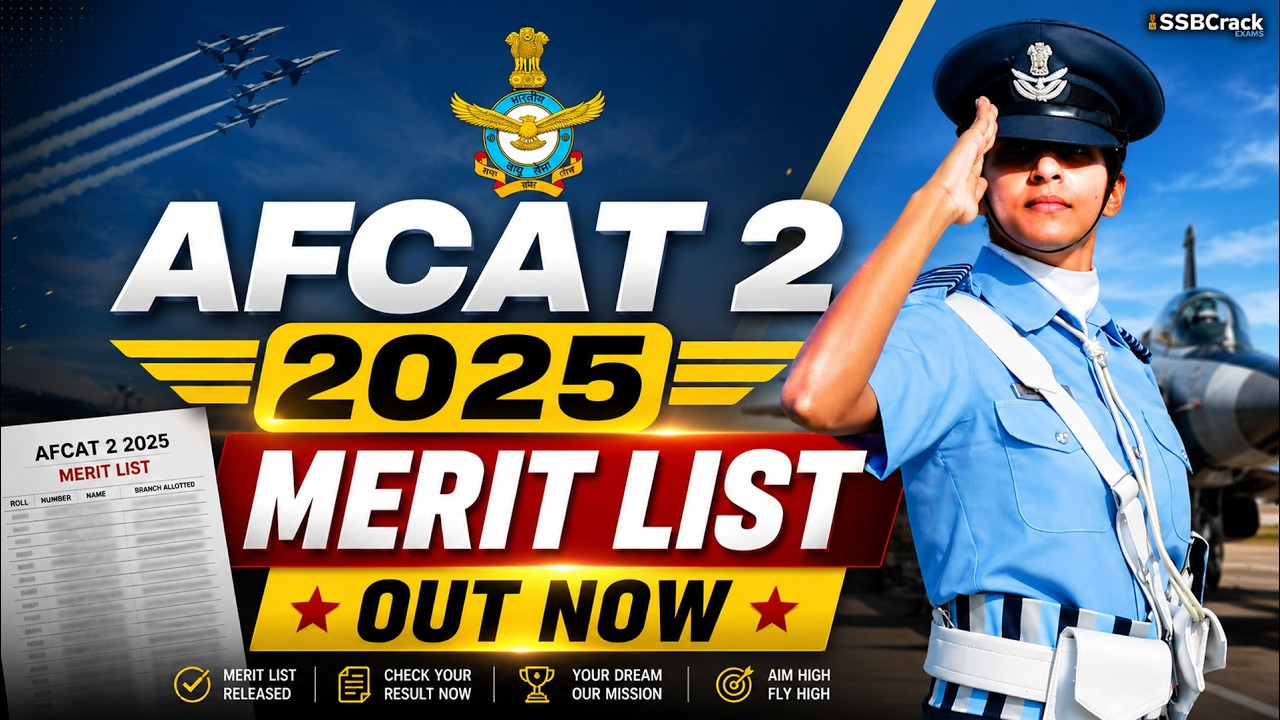 AFCAT 2 2025 Merit List Released &ndash; 744 Candidates Recommended