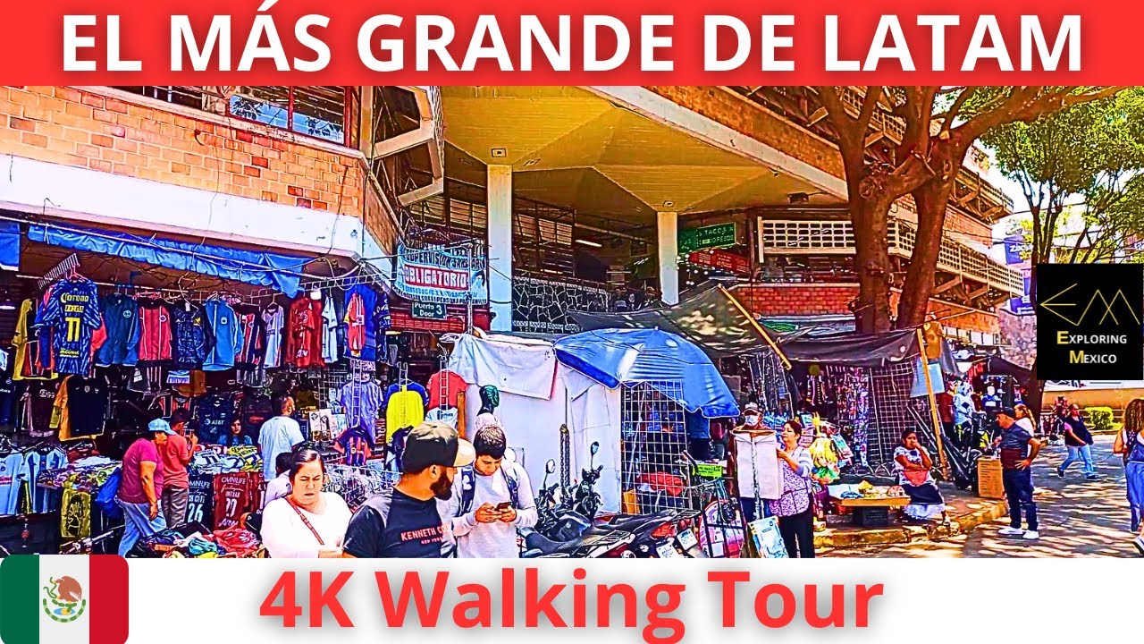 GUADALAJARA Mercado San Juan de Dios 4K Walking Tour | Jalisco 🇲🇽