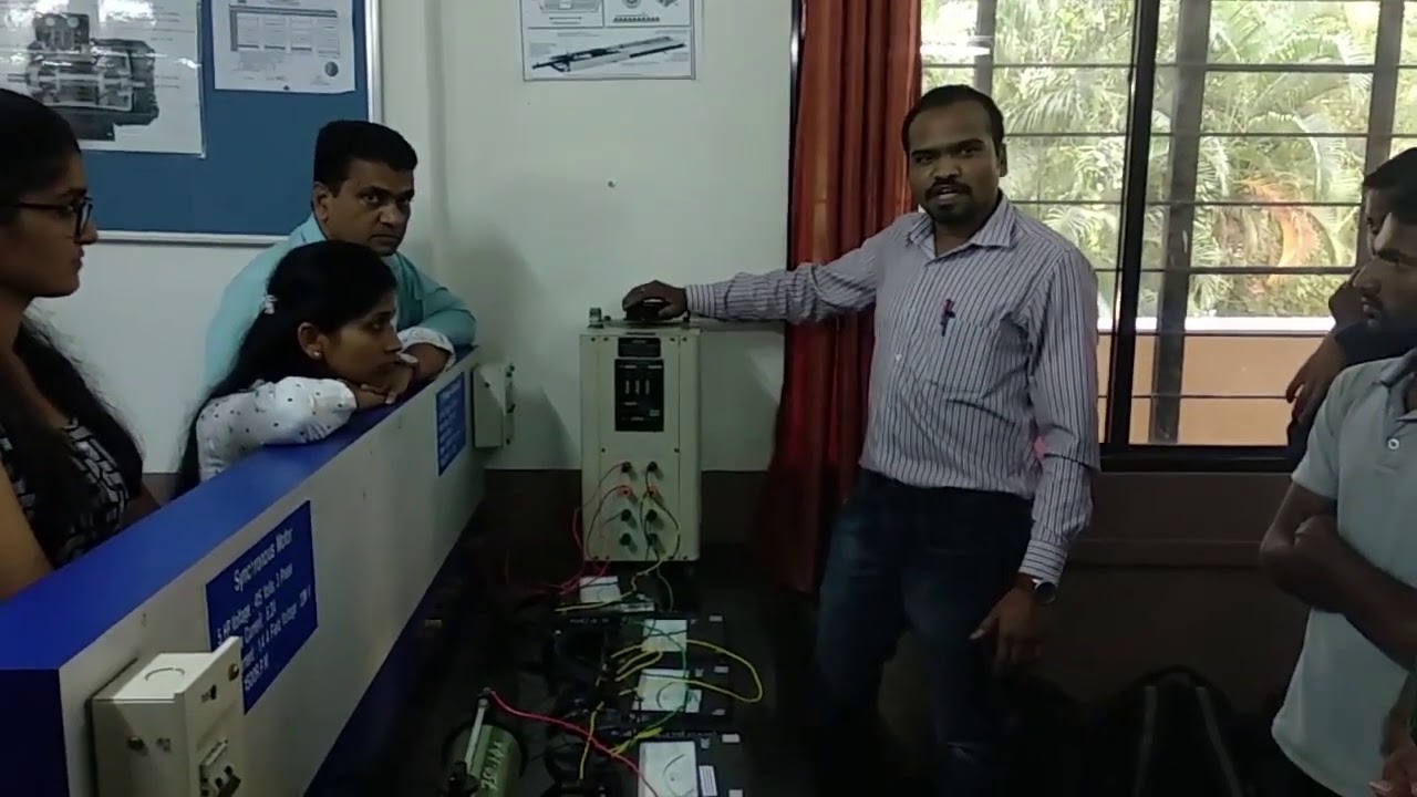 V and inverted V curves of Synchronous Motor Experiment Procedure by Prof. Rupesh Borkar