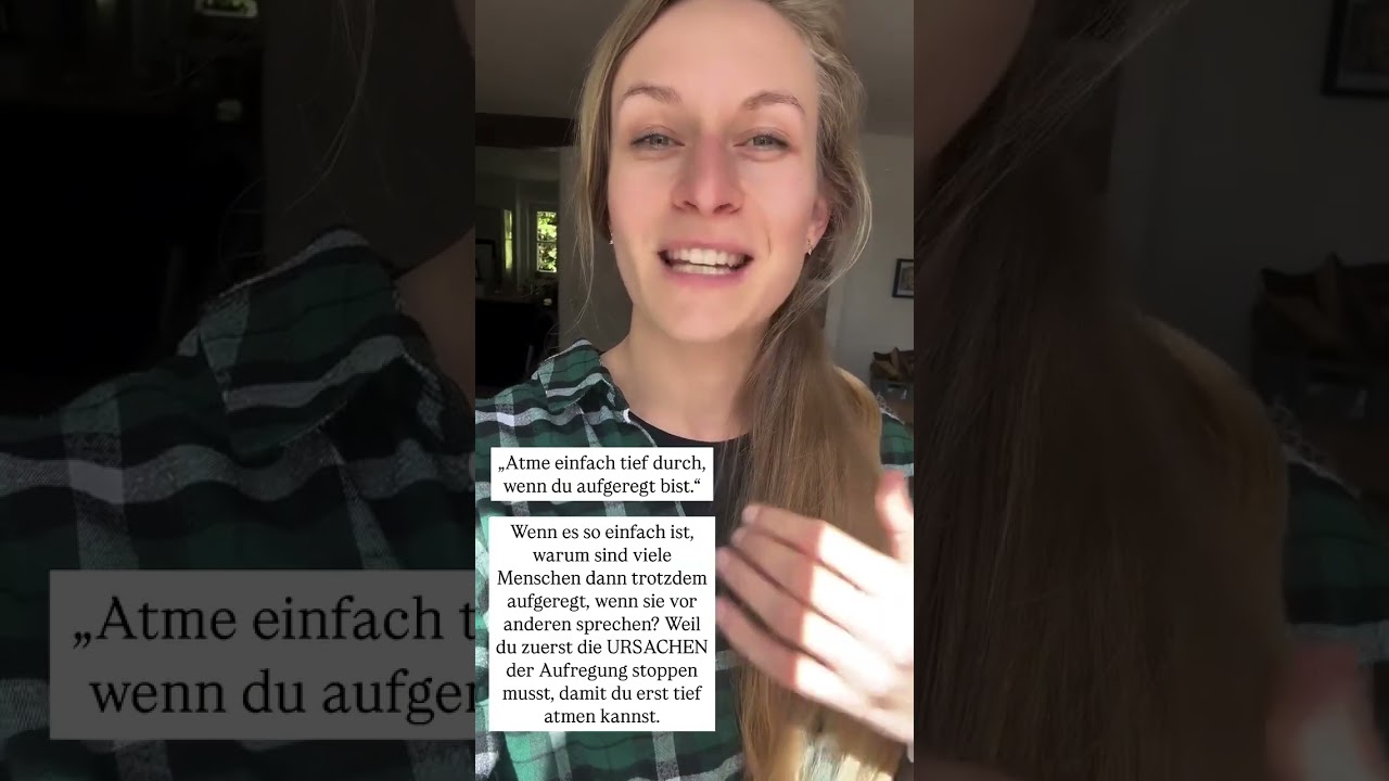 Atemübung gegen aufregung
