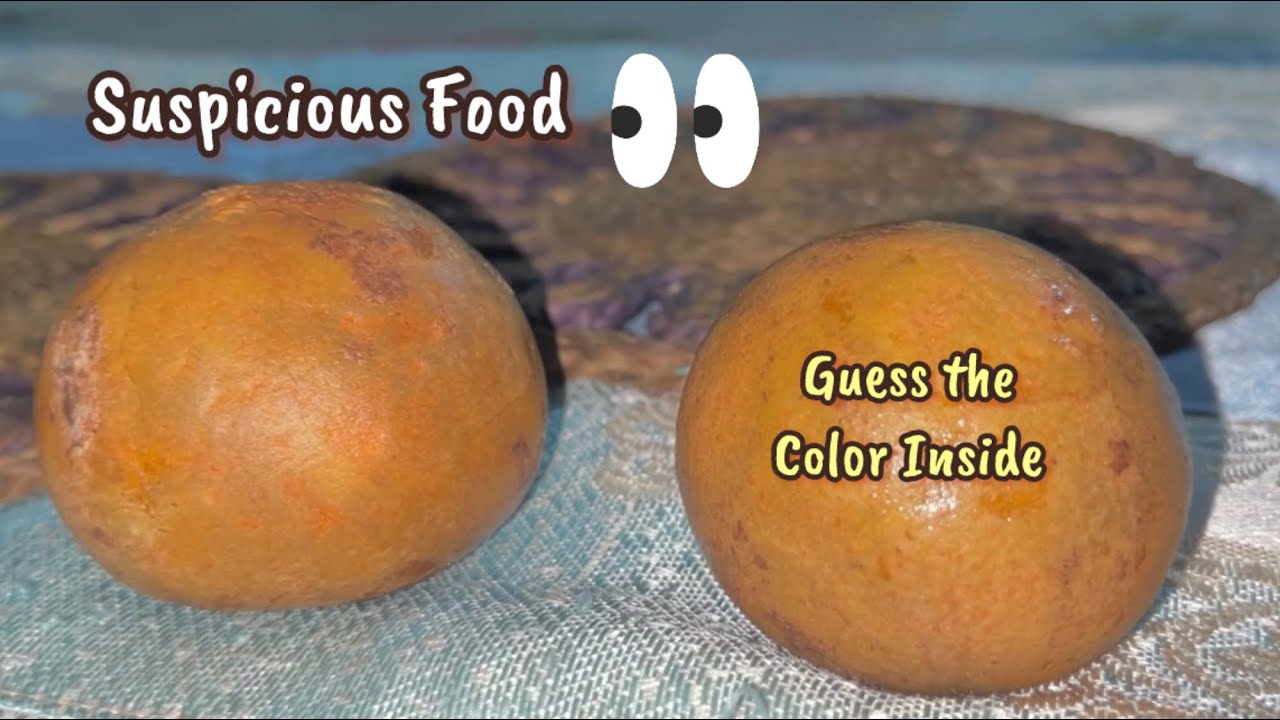 Suspicious Food 🧐🍘| Guess its Color Inside 