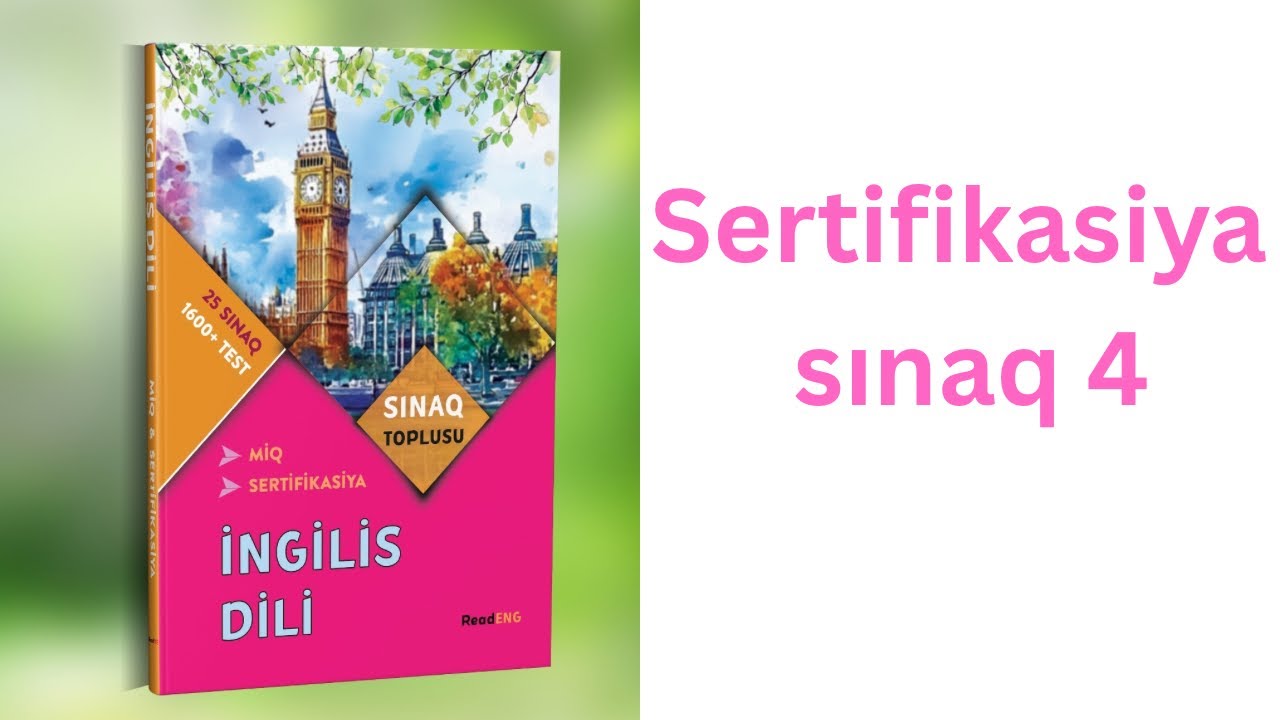 Sertifikasiya sınaq 4 -SINAQ TOPLUSU by Cevahir A.A