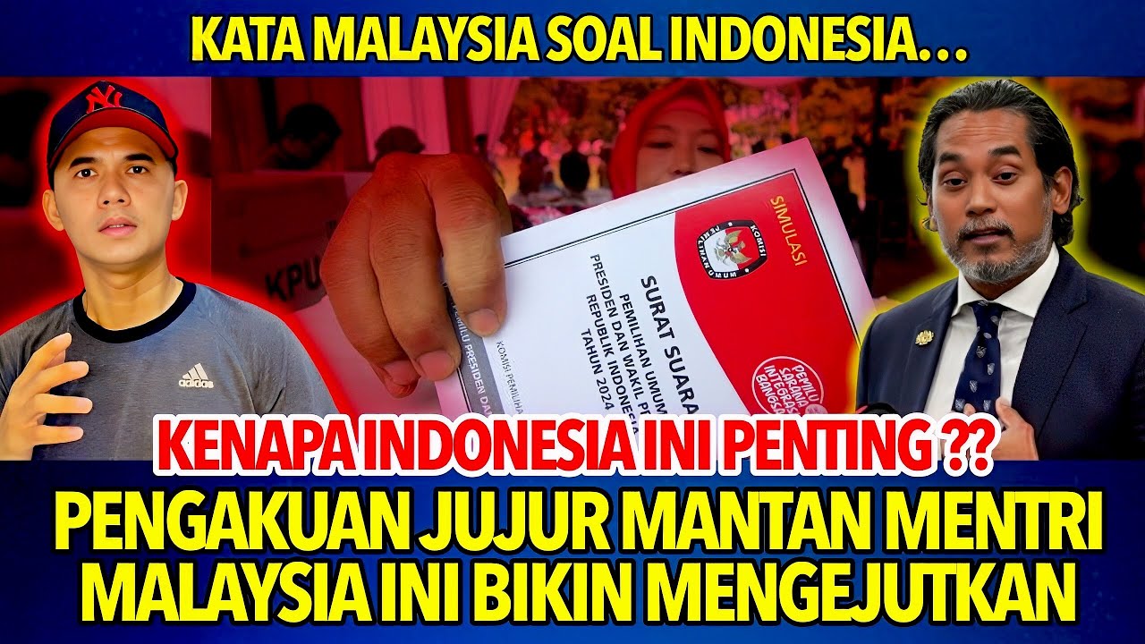 PENGAKUAN JUJUR MANTAN MENTRI MALAYSIA INI BIKIN MENGEJUTKAN…