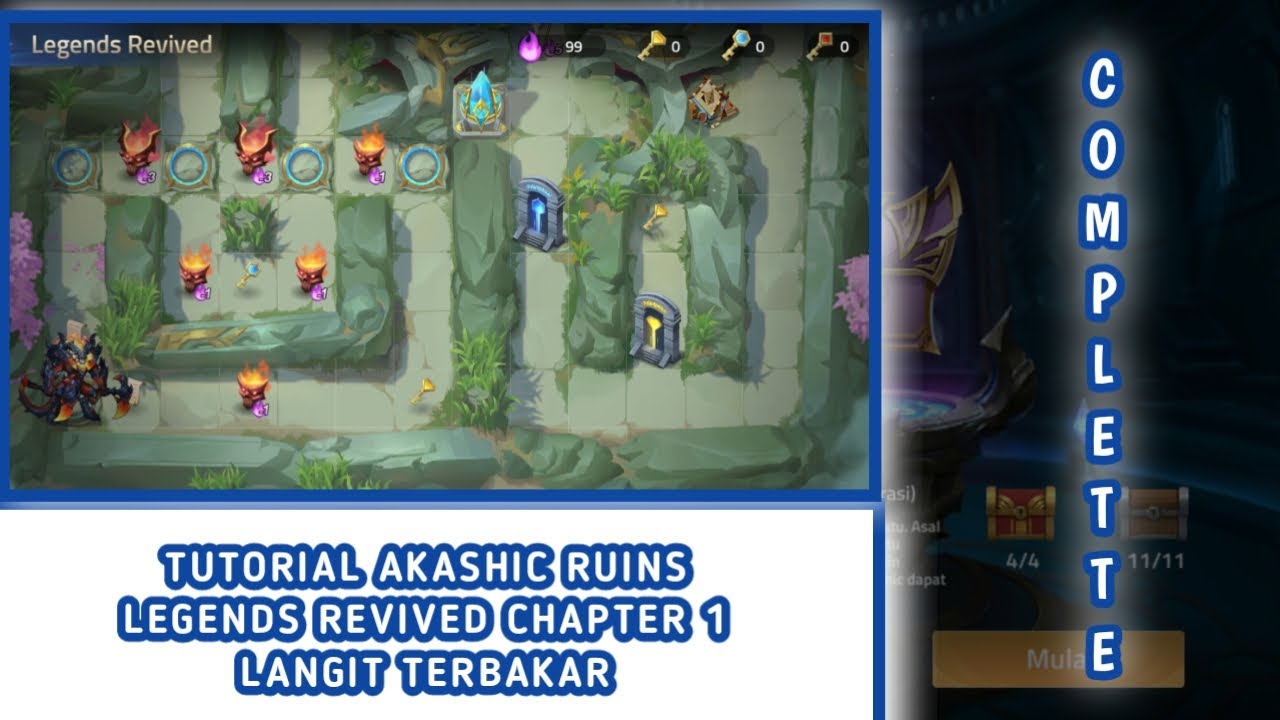 AKASHIC RUINS - LEGENDS REVIVED CHAPTER I ( LANGIT TERBAKAR ) MOBILE LEGENDS ADVENTURE