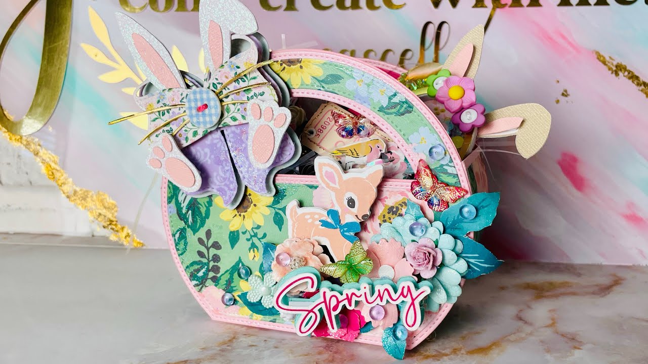 Scrapdiva Designs Spring Basket Tutorial @ScrapDiva29