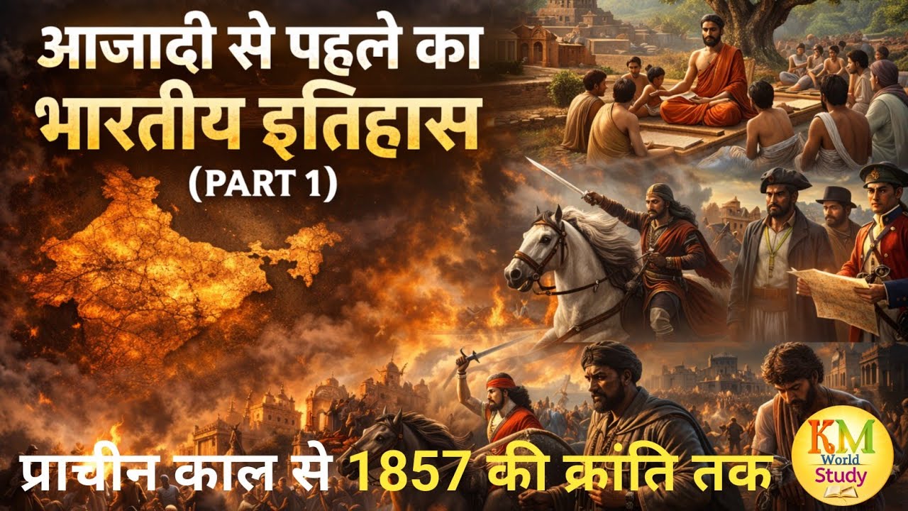 📜भारत गुलाम कैसे बना? | प्राचीन भारत से 1857 की क्रांति तक |🔥 History Documentary Part 1 