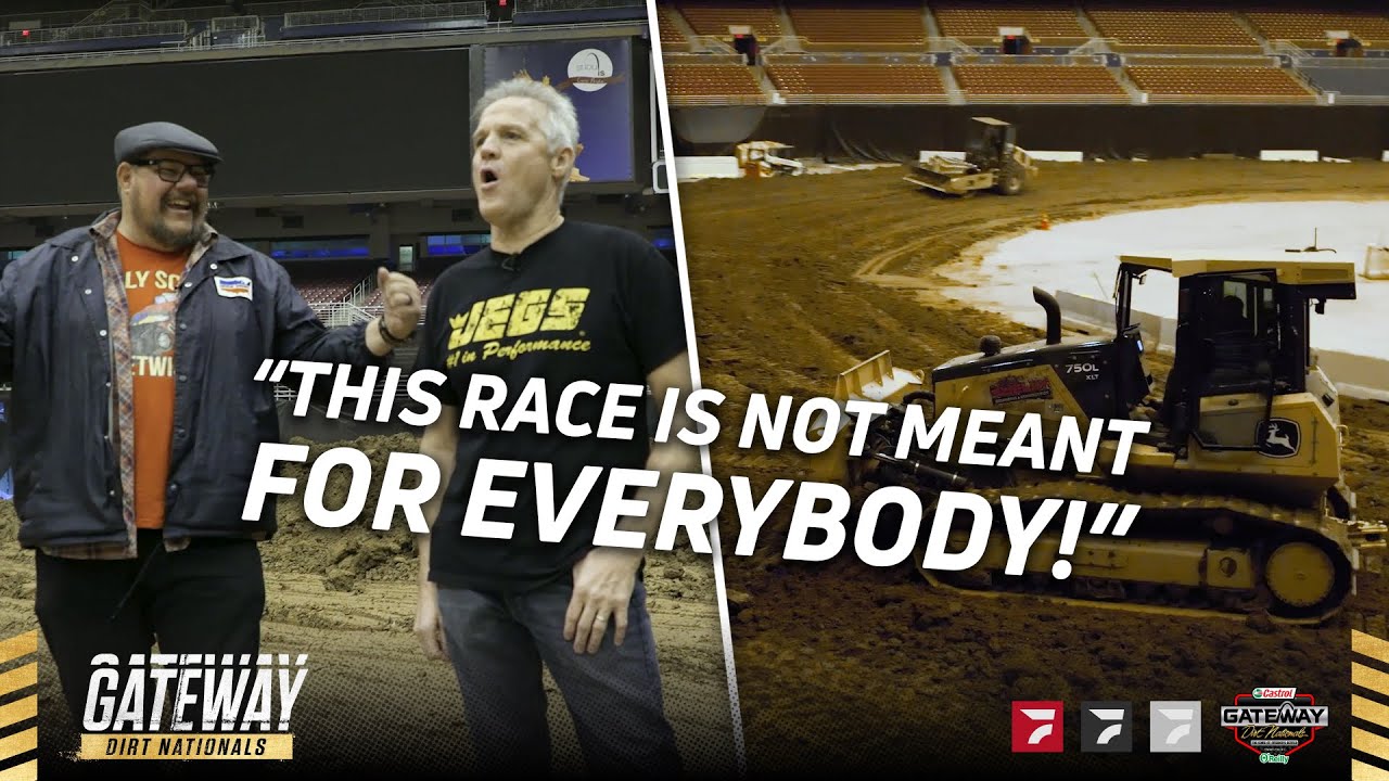Building The Gateway Dirt Nationals Track With Kenny Wallace