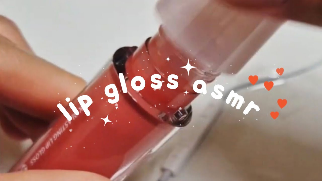 ASMR | Lip gloss sound 🌸