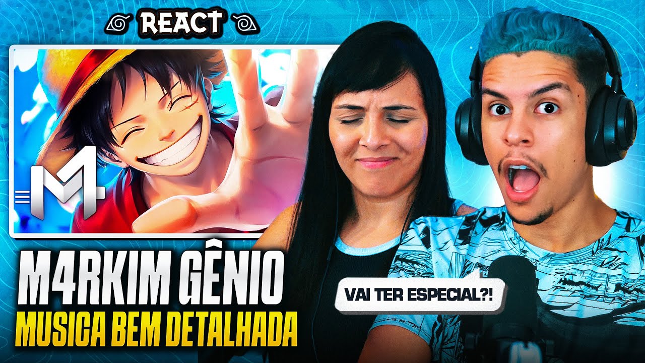 M4RKIM: Luffy (One Piece) - Rei Dos Piratas | [Casal Jounin React] 🔥