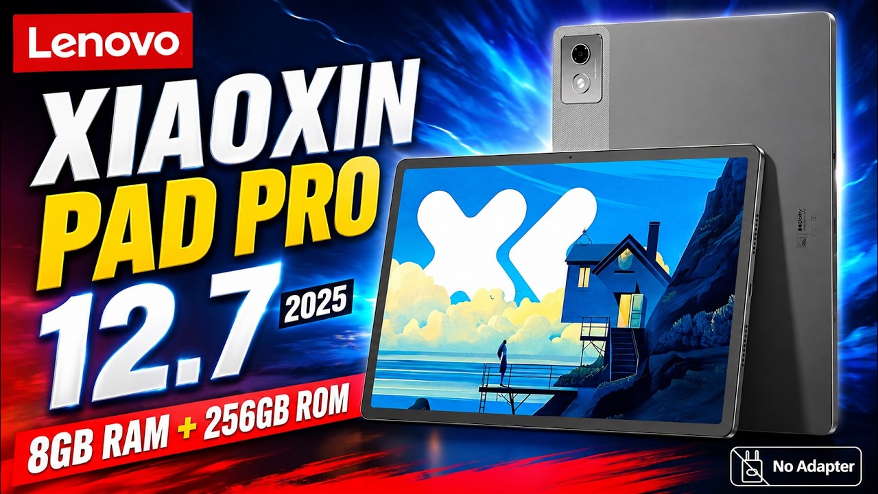 Unboxing - Lenovo XiaoXin Pad Pro 12.7 2025 Tablet MTK Dimensity 8300 144Hz