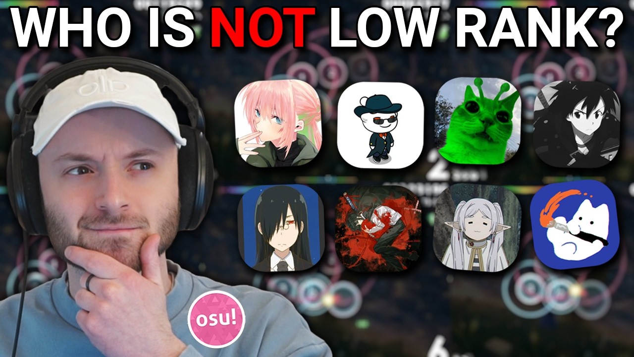 7 новичков против 1 секретного топового игрока (osu!)
