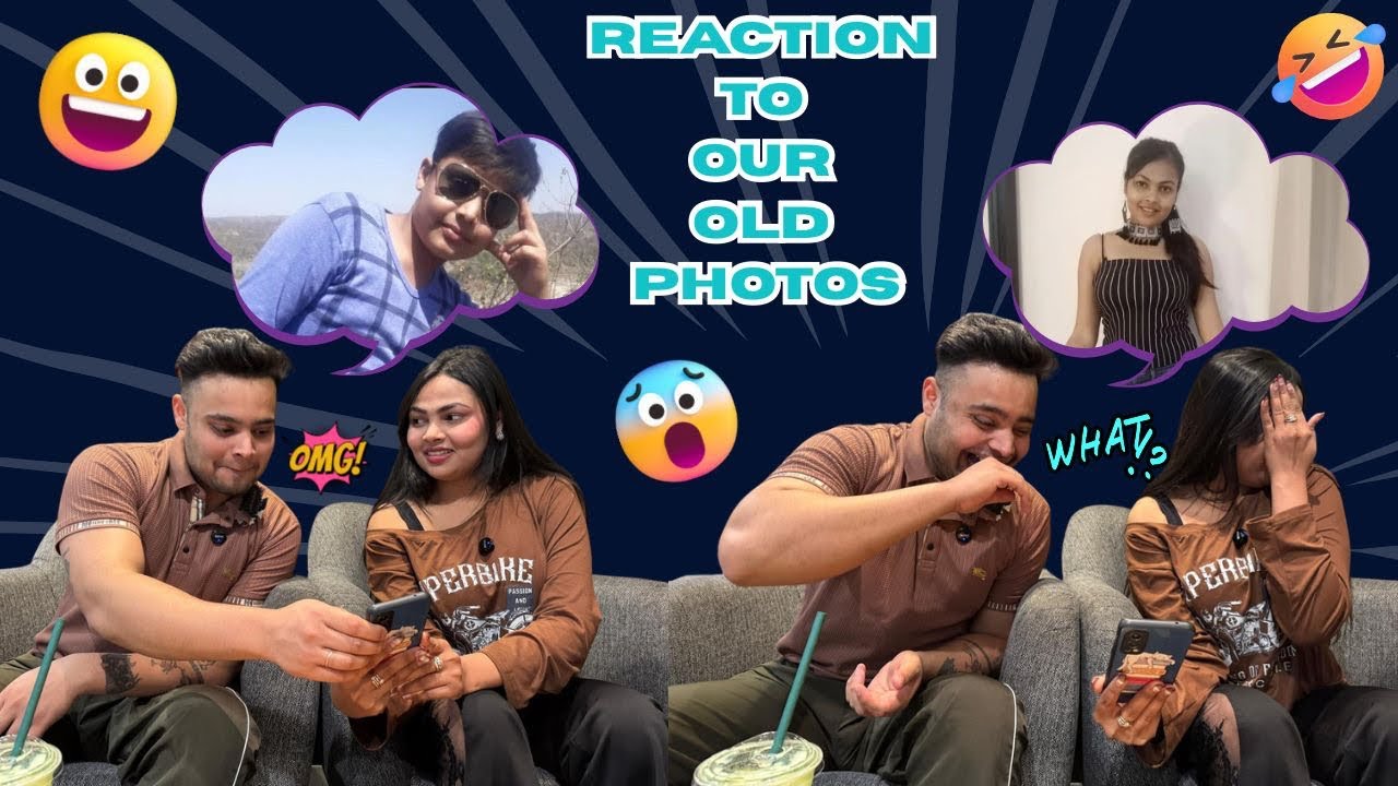 Our Reaction On Our Old Photos 😂😝 #oldmemories #reactionvideo #oldphotos #jkvibes 