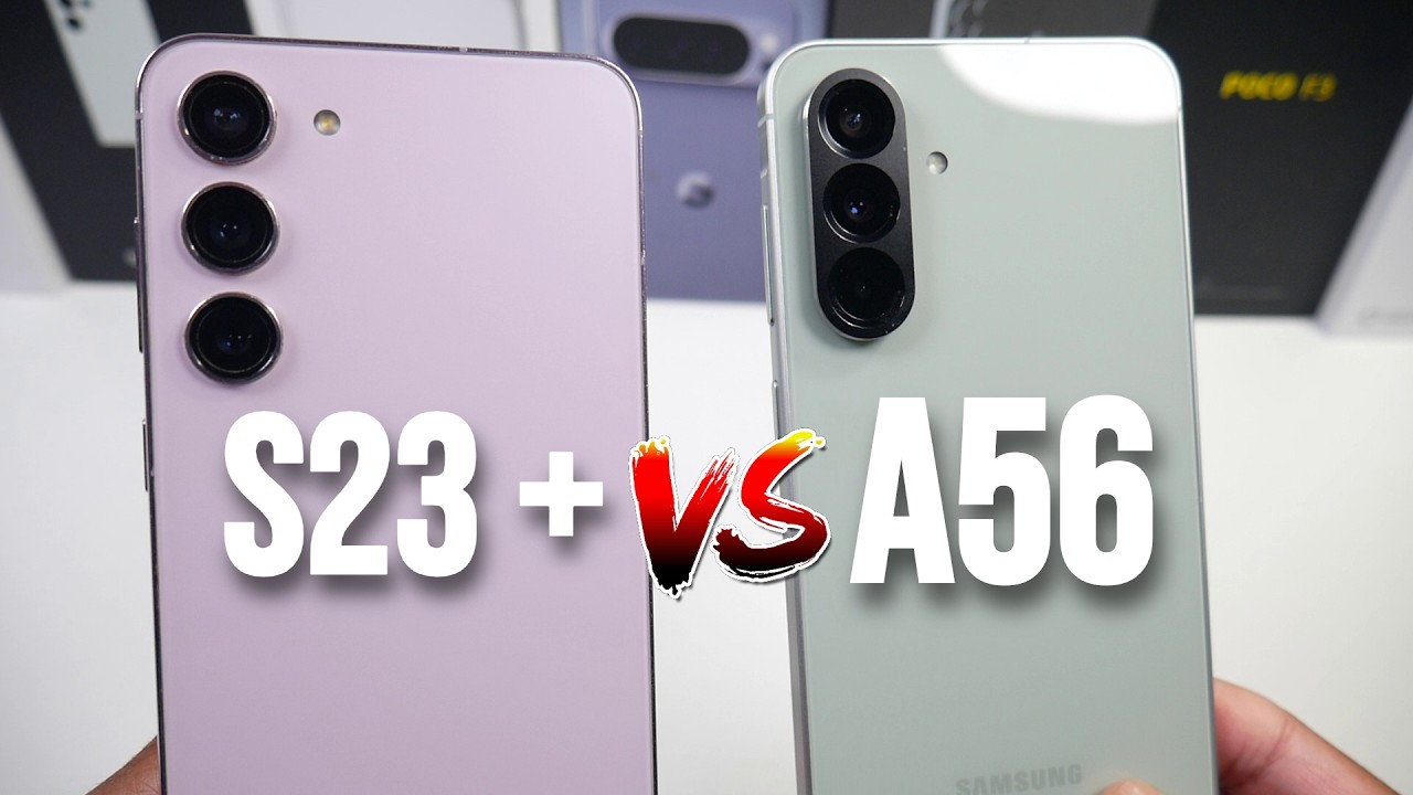 Samsung Galaxy S23 Plus против Samsung Galaxy A56 в 2026 году! Средний класс или старый флагман?