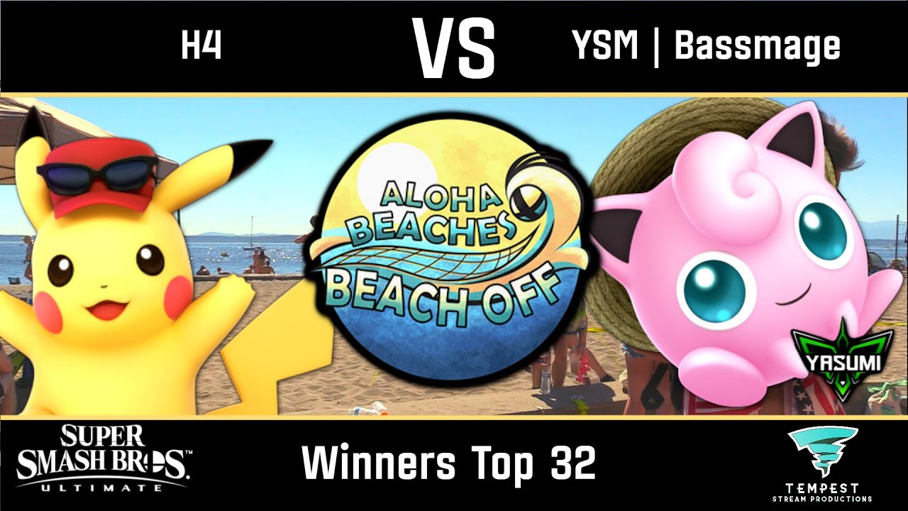 H4 (Pikachu) vs YSM | Bassmage (Jigglypuff) - Ultimate Winners Top 32 - Aloha Beaches 2