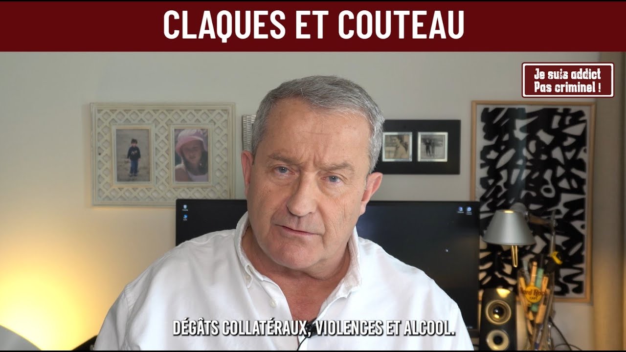 Claques et couteau.