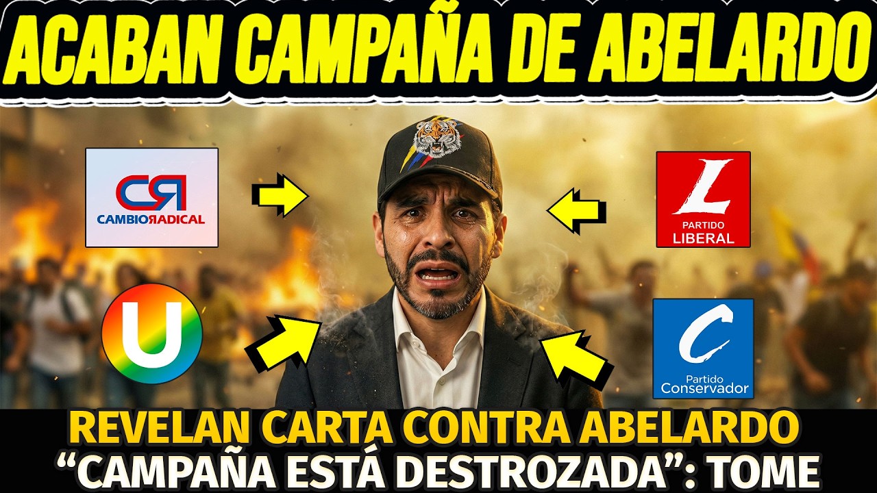 CARTA DESTROZÓ CAMPAÑA DE ABELARDO: REVELARON SECRETOS QUE HAY. SE DIERON MUY DURO CON URIBE: TÓMELO
