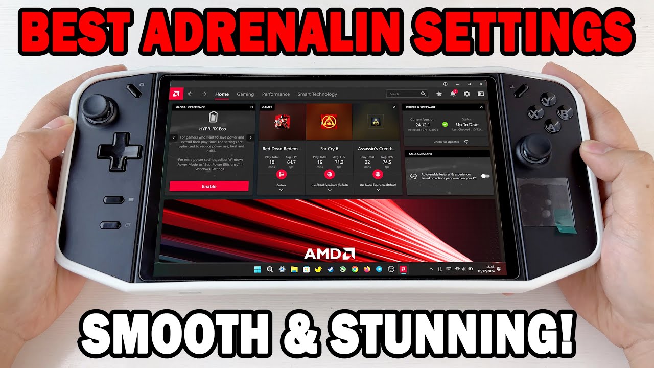 AMD Adrenalin Setup for LEGION GO: Best Quality Without Sacrificing Too Much Performance!
