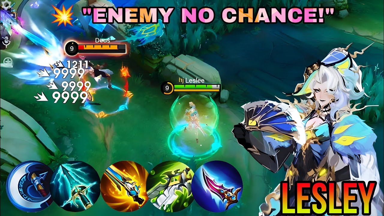 LESLEY JUNGLE ONE SHOT = MAP CLEANER 🔥🤣 