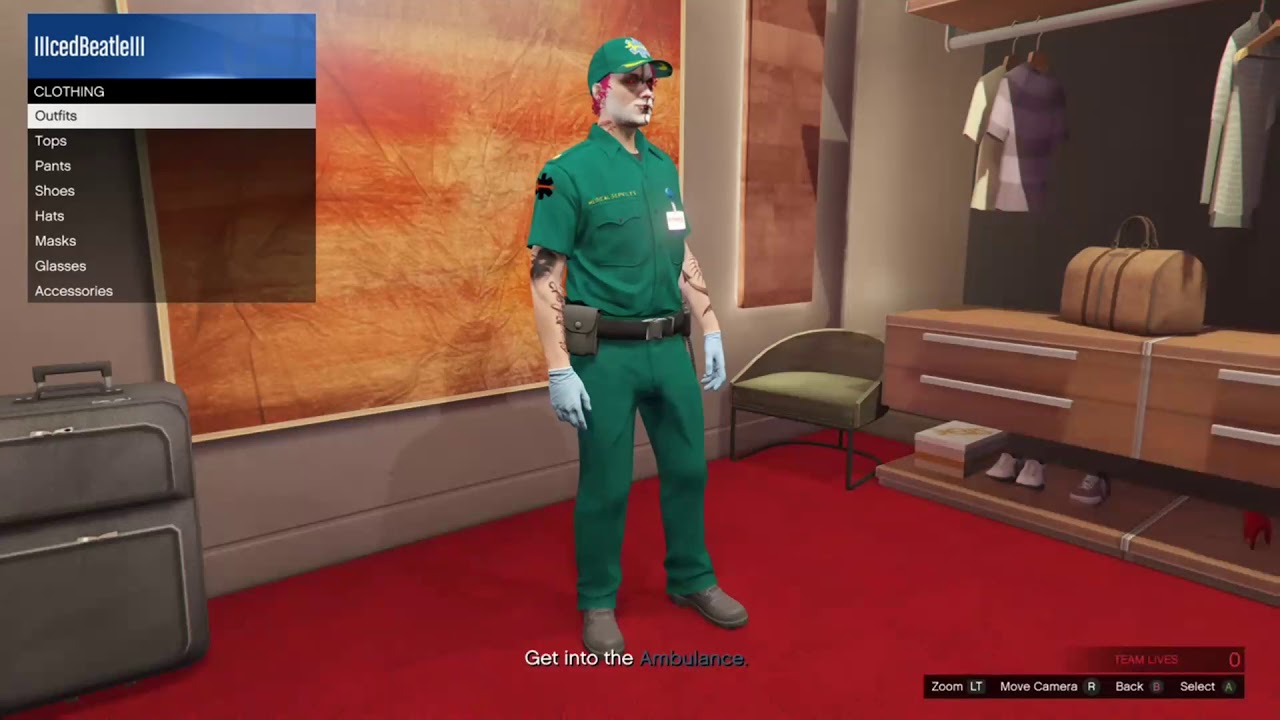 GTA5 Online: Очень легко *Сохранить костюмы парамедиков* из ограбления &laquo;Судный день&raquo; 1.42