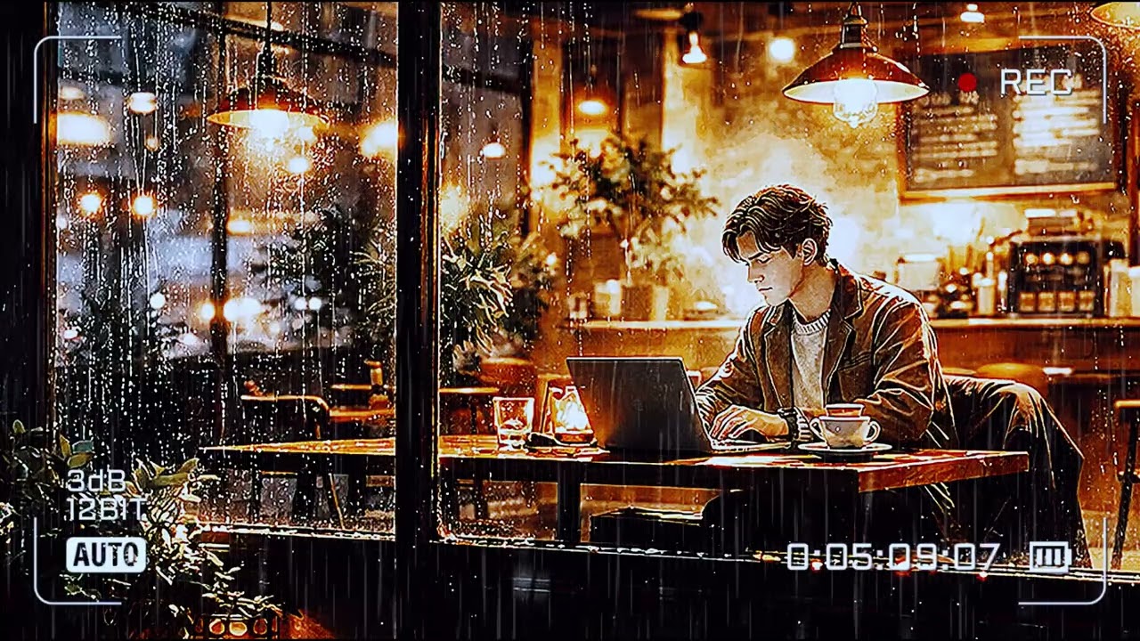 【作業用BGM】雨のカフェ風の落ち着くローファイ🌧️ | Rainy Cafe Lofi – Cozy Vibes