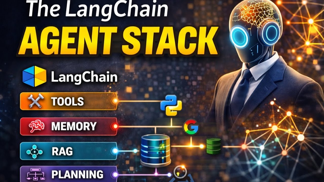 The LangChain Agent Stack Explained (Tools, Memory, RAG & Planning)