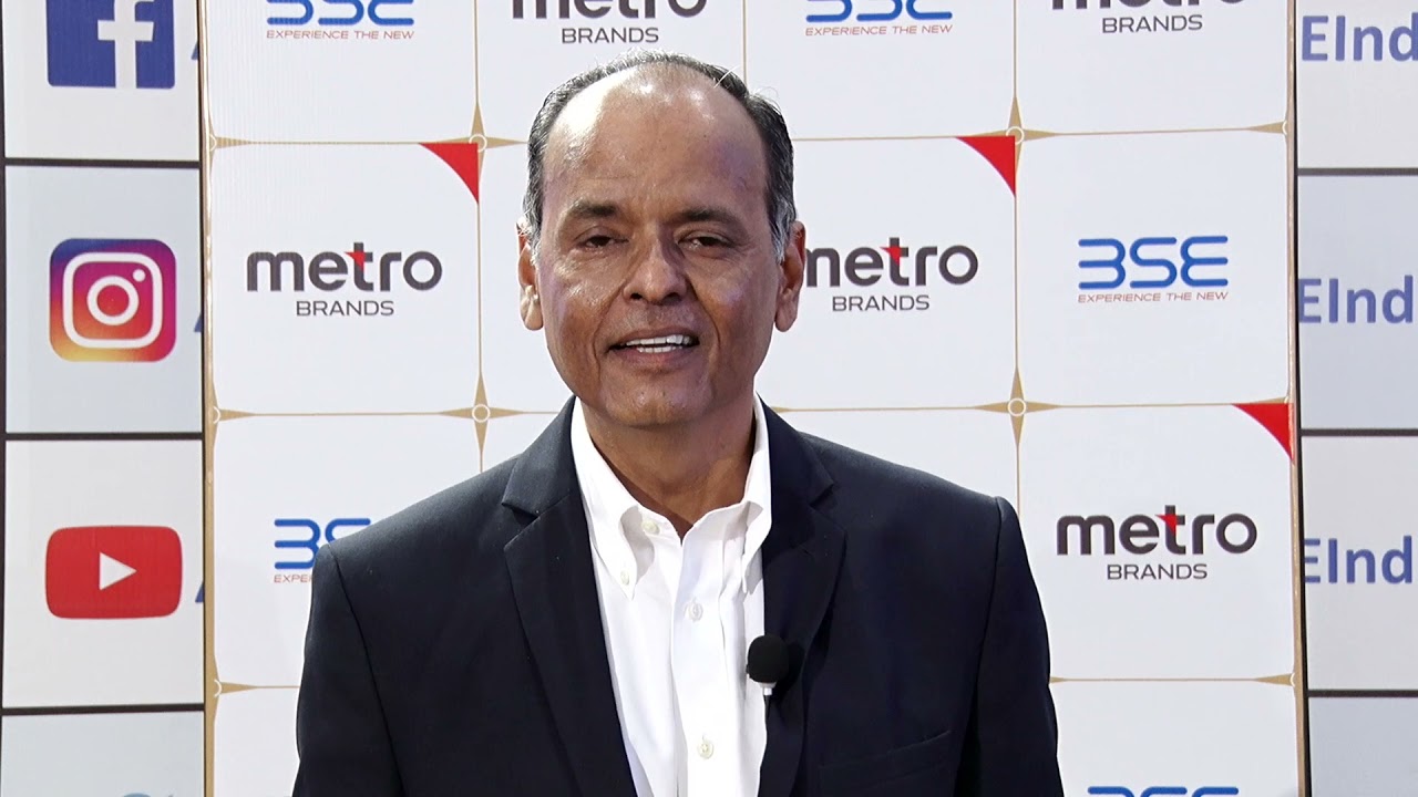 Shri Nissan Joseph, CEO, Metro Brands Limited shares his thoughts on listing at BSE