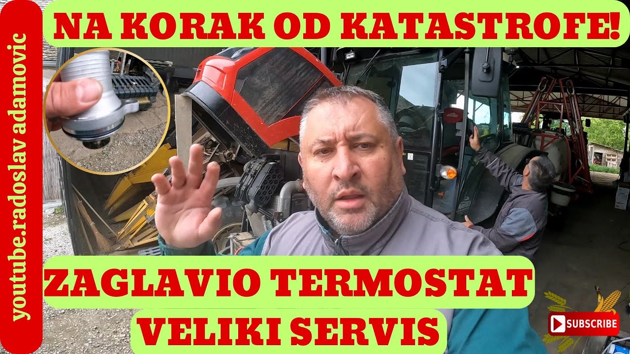 NA KORAK OD KATASTROFE! ZAGLAVIO TERMOSTAT I VELIKI SERVIS ARMATRAKA ; ONE STEP AWAY FROM DISASTER!