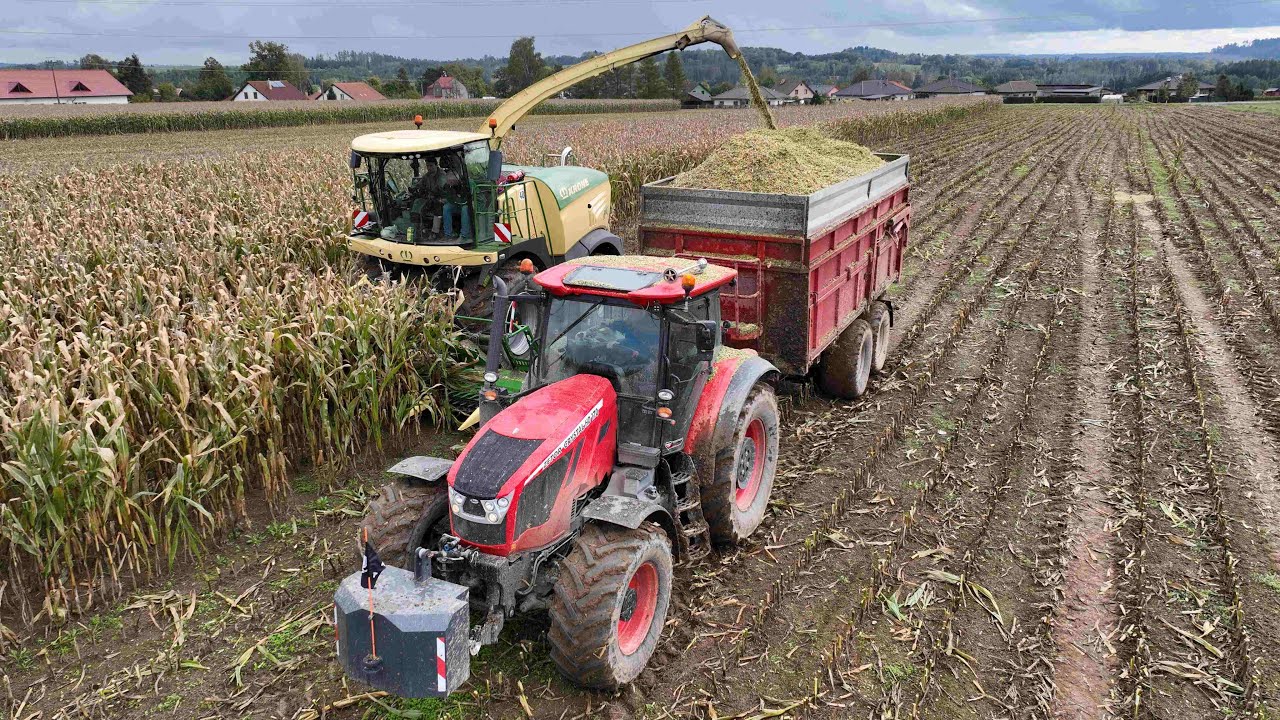 Siláže kukuřice 2022, Krone Big X 530, Zetor Crystal 170HD, New Holland