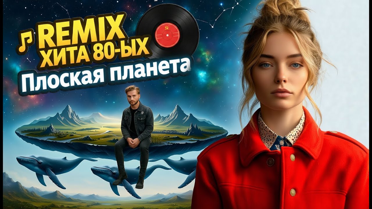 ПЛОСКАЯ ПЛАНЕТА | РЕМИКС ХИТА 80-х | Вячеслав Добрынин & Леонид Дербенев