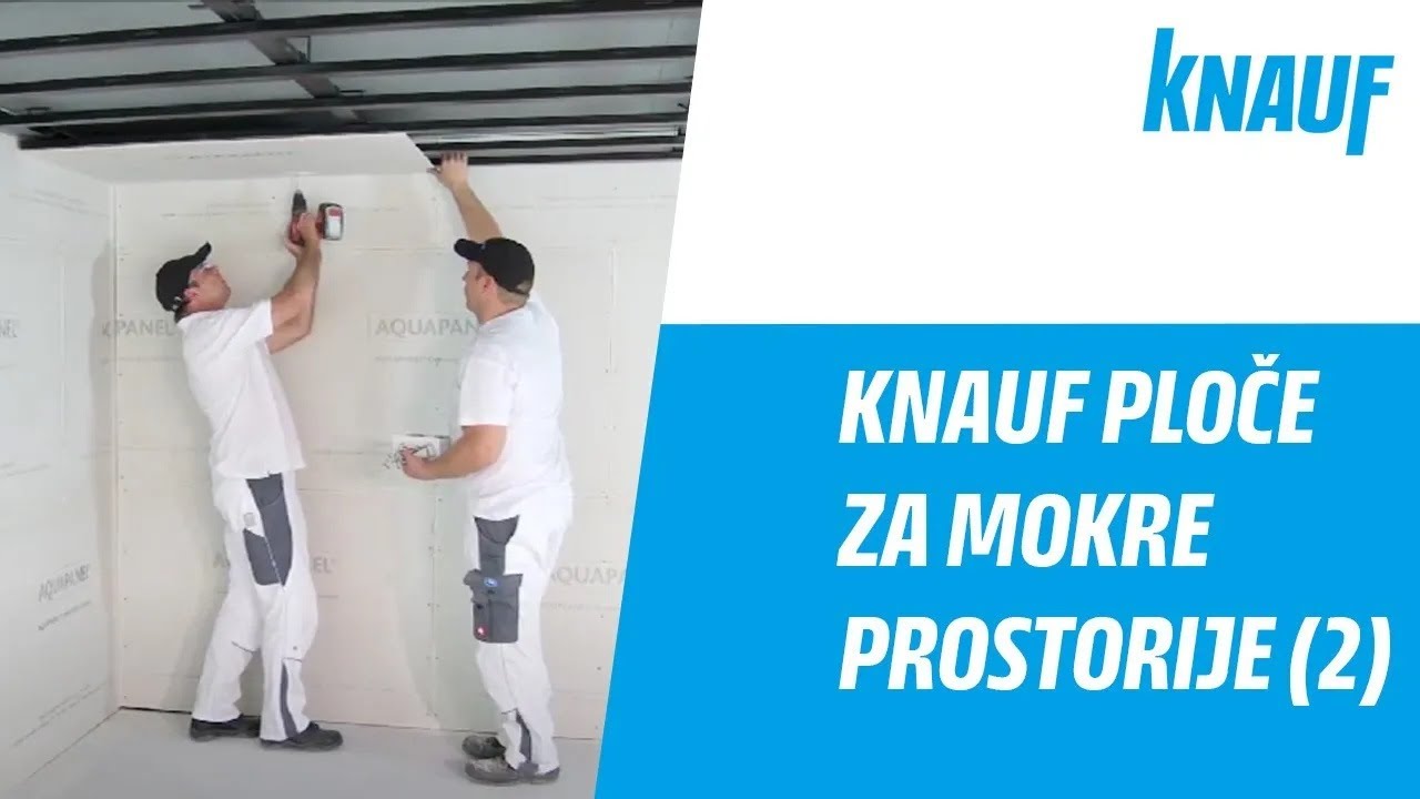 Obrada Knauf AQUAPANEL® Cement Board ploče (2. dio) – tehnika spajanja na zid i strop