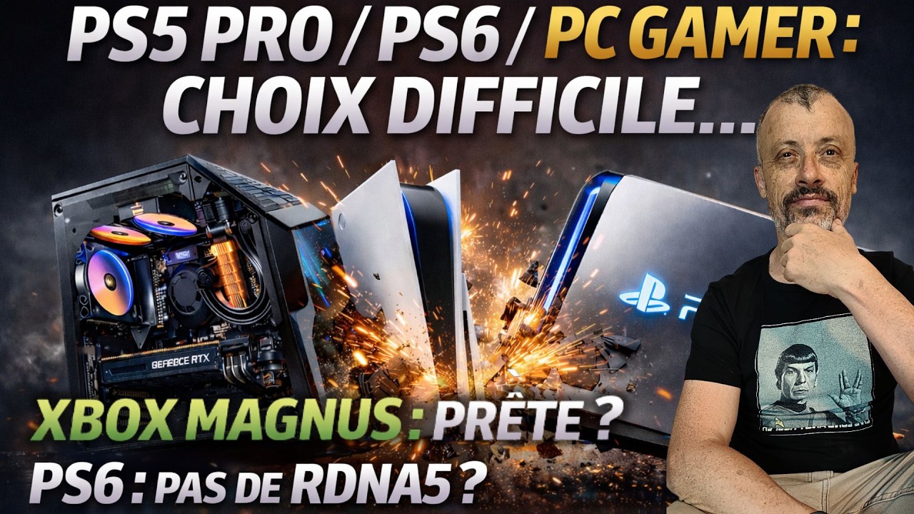 PS5 PRO / PS6 / PC GAMER : Que choisir ? 🤔 PS6 : pas de RDNA5 ? 😏 XBOX MAGNUS : Prête 😱