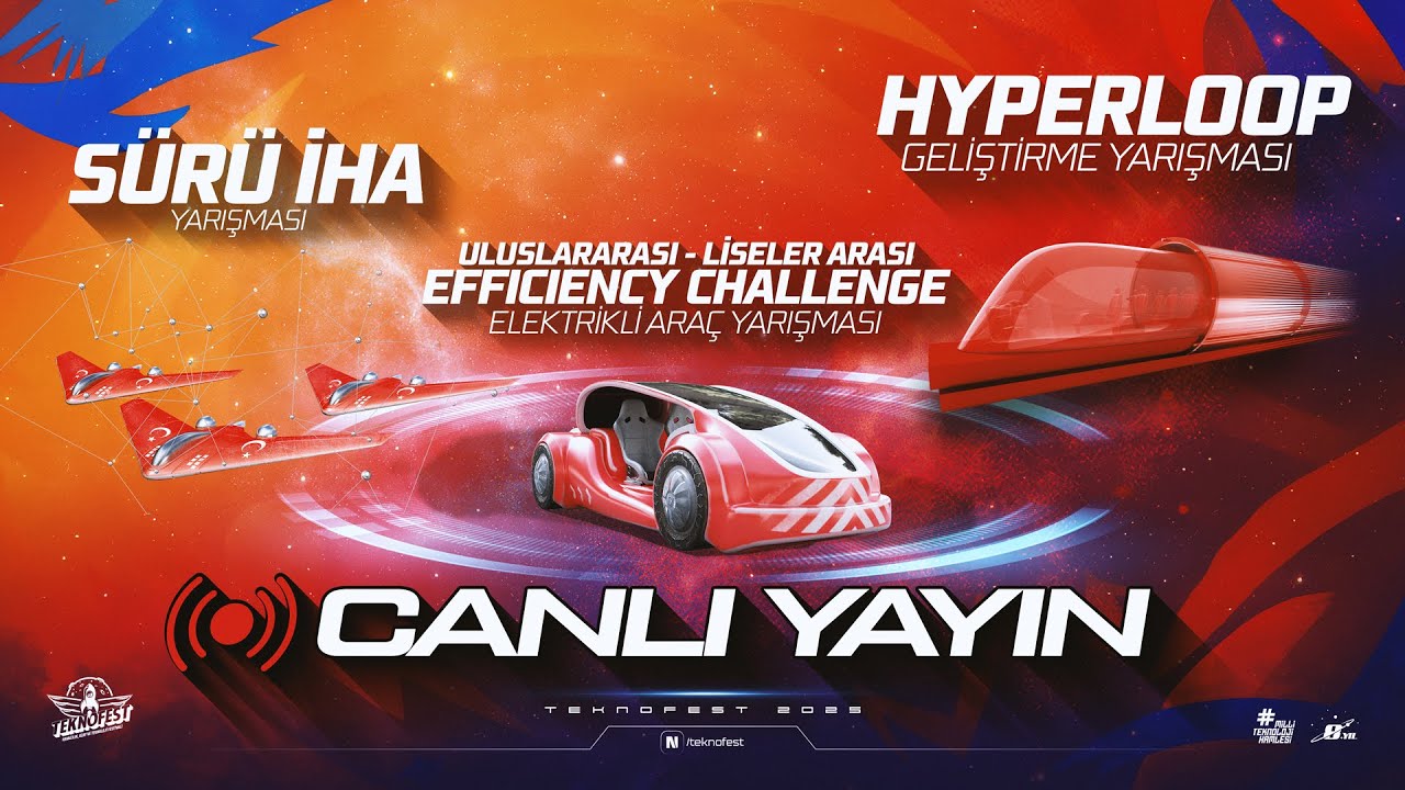 #TEKNOFEST2025 Sürü İHA 3.Gün|Efficiency Challenge Elektrikli Araç 4.Gün|Hyperloop Geliştirme 2.Gün