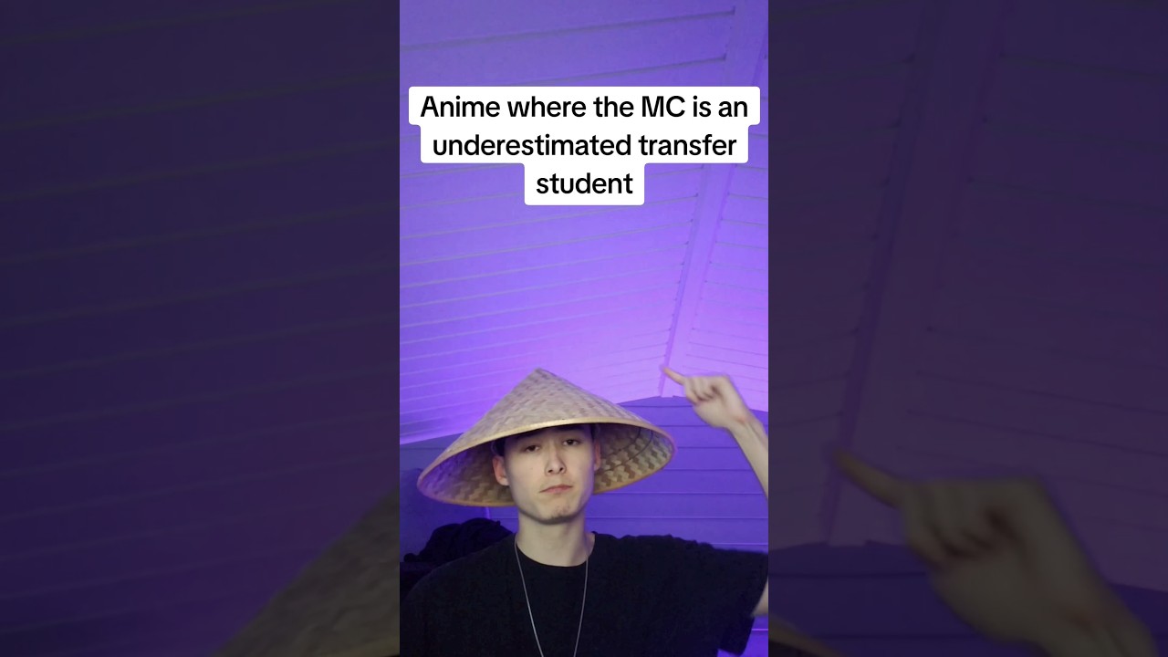 fire anime where the MC is an underestimated transfer student 🔥🔥😮 #anime #otaku