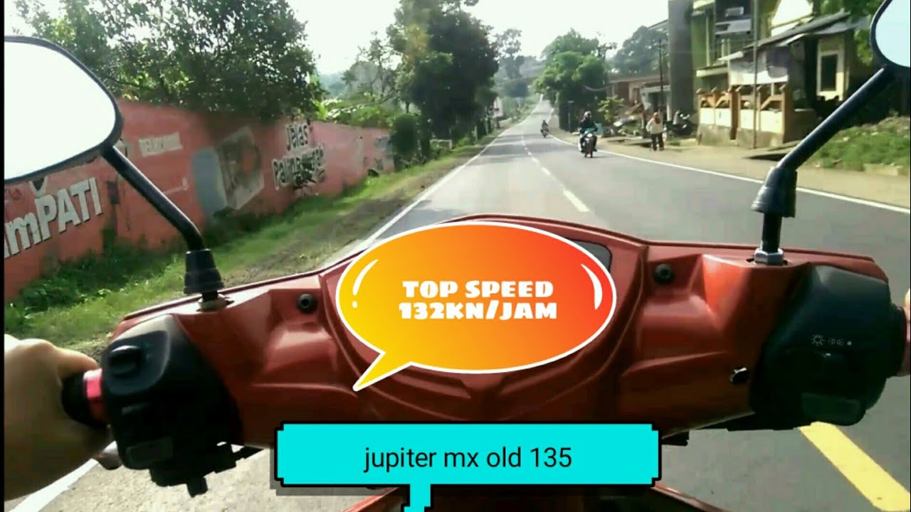 test top speed jupiter mx old 135cc standar...