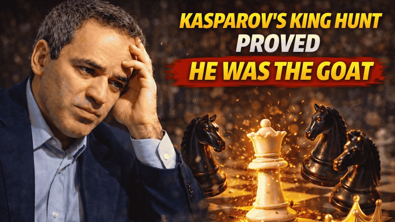 Kasparov's INSANE King Hunt! Epic Sacrifices & Brutal Checkmate Crush Opponent in 1975